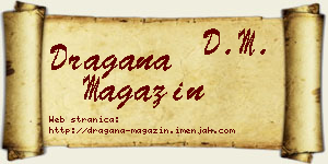 Dragana Magazin vizit kartica